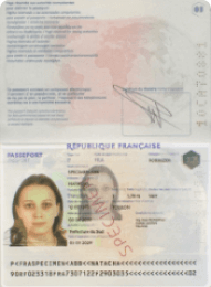 Passeport flou