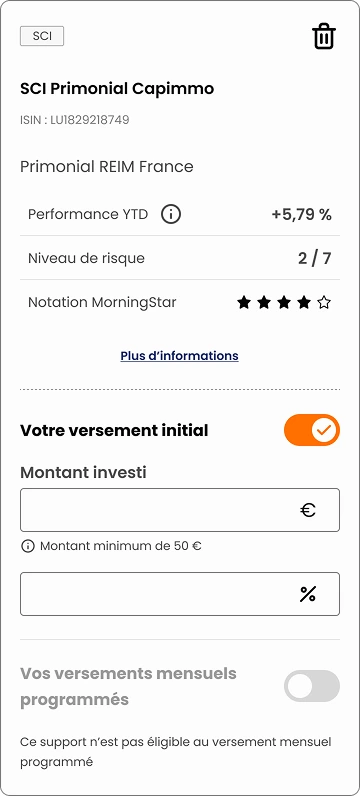 étape 1